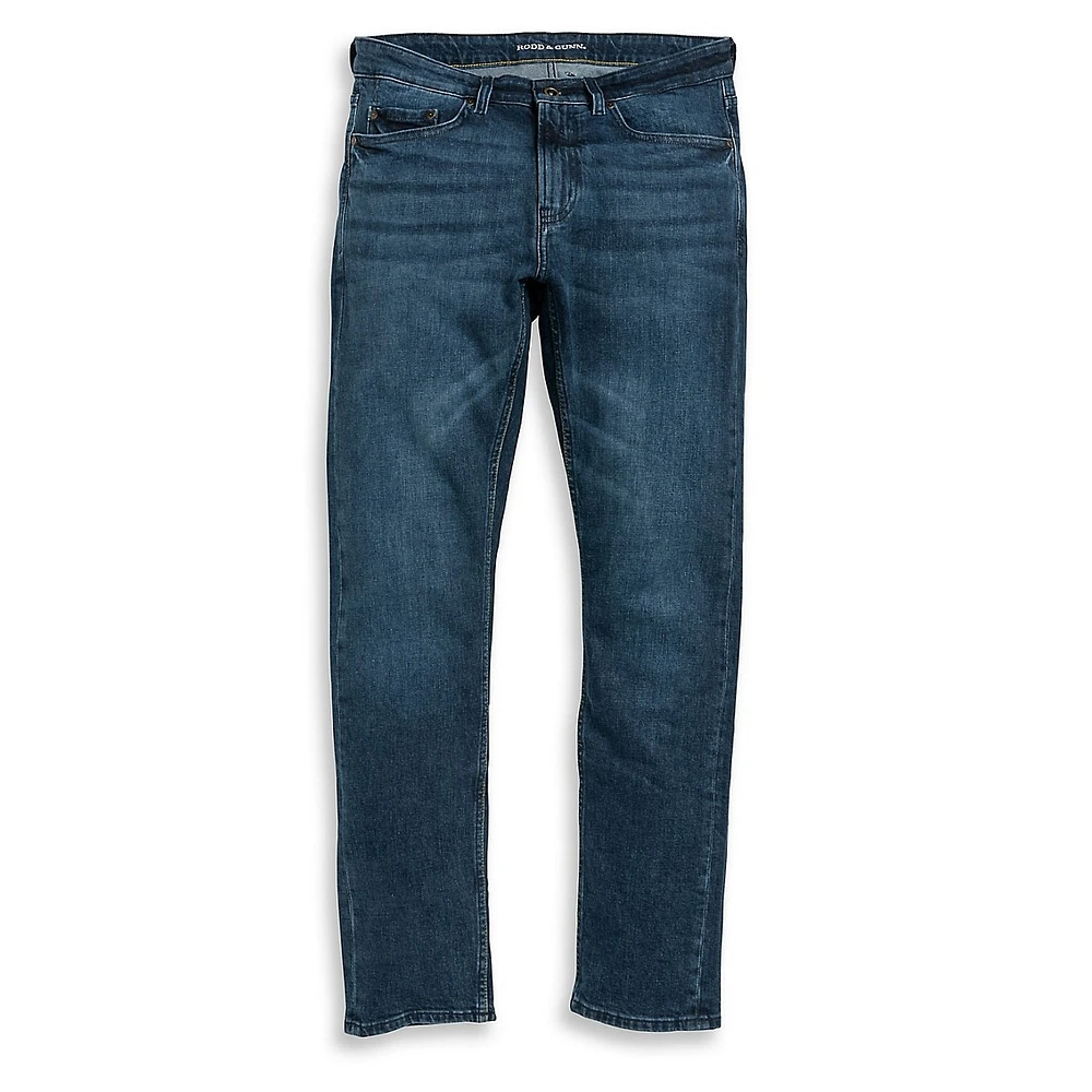 Owaka Straight Italian-Denim Jeans