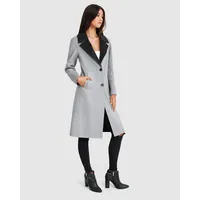 Lexington Two-tone Wool Blend Coat