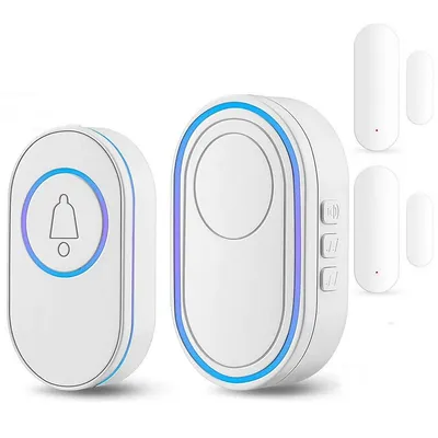 Tuya Wireless Wifi Door Bell Kit With Magnetic Sensors For Offices, Home, Hospitals