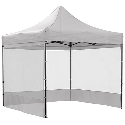10' X 10' Pop Up Canopy Tent With Wheeled Carry Bag