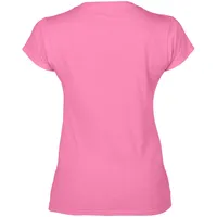 Ladies Soft Style Short Sleeve V-neck T-shirt