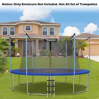 15ft Trampoline Replacement Safety Enclosure Net Weather-resistant