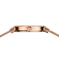 Ladies Classic Stainless Steel Watch In Rose Gold