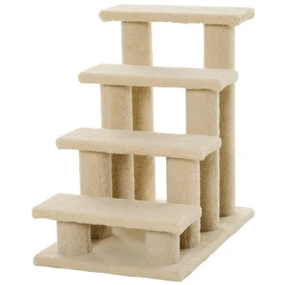 4-level Cat Scratching Post Pet Stairs