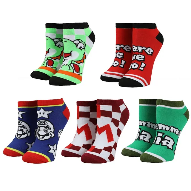 Bioworld  Naruto Juniors Ankle Socks - 5 Pairs Bioworld