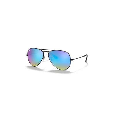Aviator Flash Lenses Gradient Sunglasses
