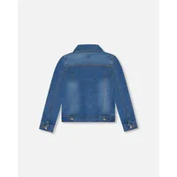 Jean Jacket With Funny Patches