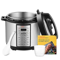 6 Qt Multi-use Pressure Cooker, 18-in-1 Programmable Rice Cooker, Stainless Inner Cntainer