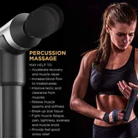 Percussion Massage Gun For Deep Tissues, Includes 3 Different Tips
