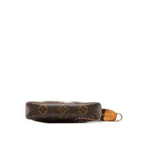 Brown Louis Vuitton Monogram Patch Mini Pochette Accessoires