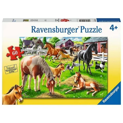 Happy Horses 60 Pcs Jigsaw Puzzle