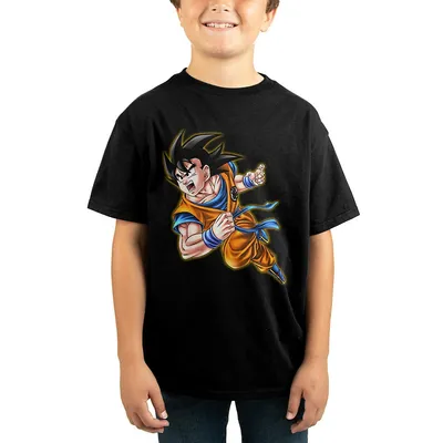 Dragon Ball Z Goku Sprint Kids Black T-shirt