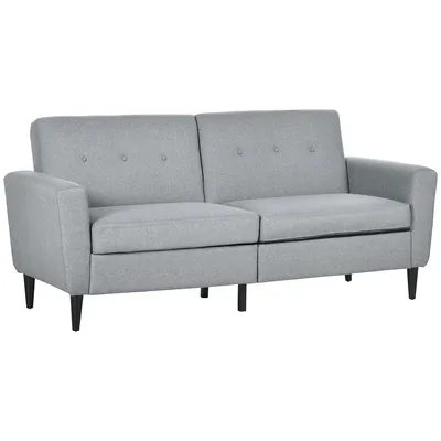 3 Seater Sofa Upholstered Couch For Bedroom