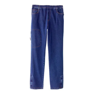 Men's Self Dressing Side Zip Jeans