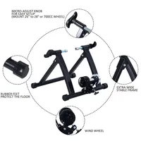 Indoor Bicycle Exercise Bike Trainer Black