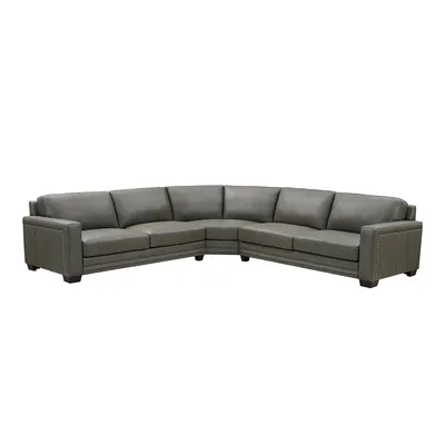 Alice 3-piece Leather Sectional