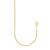 10kt Singapore Chain Necklace