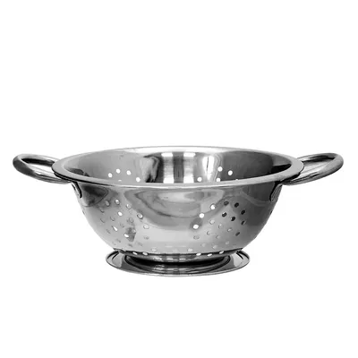 Stainless Steel Colander With Handles - Set Of 2