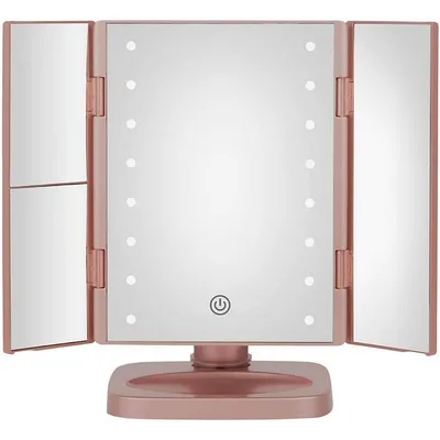 Three-tier Makeup Mirror With Led Lighting