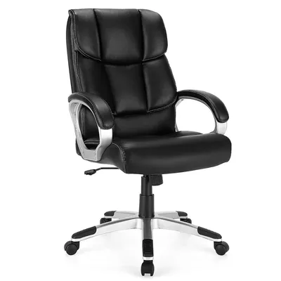 Executive High Back Big & Tall Leather Adjustable Computer Desk Chair
