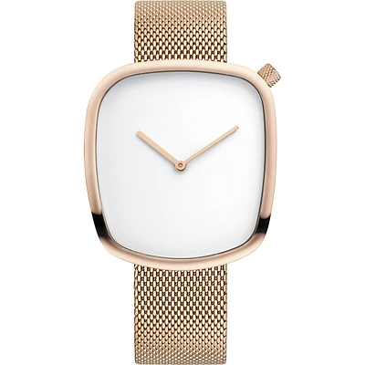 Men's Pebble Stainless Steel Watch In Rose Gold/rose Gold
