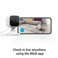 Mini Indoor Plug-in Hd Smart Security Camera, 1080hd Video, Works With Alexa