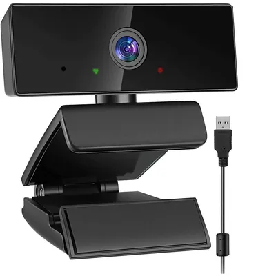 Visioncam Webcam Microphone 1080p Hd Pc Laptop Plug And Play Usb Streaming Computer Web Camera Online Video Calling Recording
