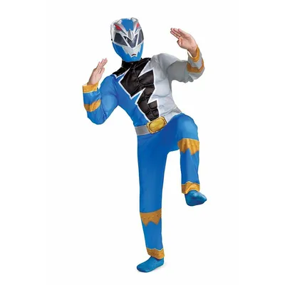 Power Rangers - Blue Ranger Beast Morpher Muscle Costume