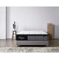12 Inch Bliss Bamboo Plush Hybrid Pocket Coil Mattress With Cool Gel Memory Foam - Available 4 Sizes