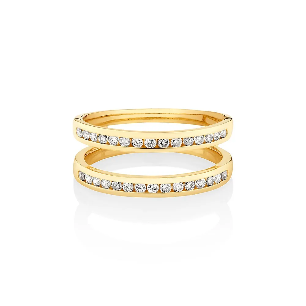Evermore Enhancer Ring With 0.40 Carat Tw Diamonds In 14kt Yellow Gold