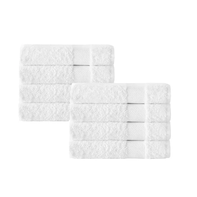 Enchante Home Timaru 8-Pieces Sand Turkish Cotton Hand Towels