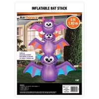 6 Foot Inflatable Bat Stack