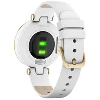 Lily™, Small Gps Smartwatch With Touchscreen And Patterned Lens, Leather Band