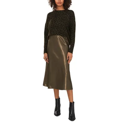 A Line Midi Skirt