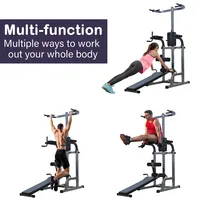 Multi-function Power Tower With Dip Station