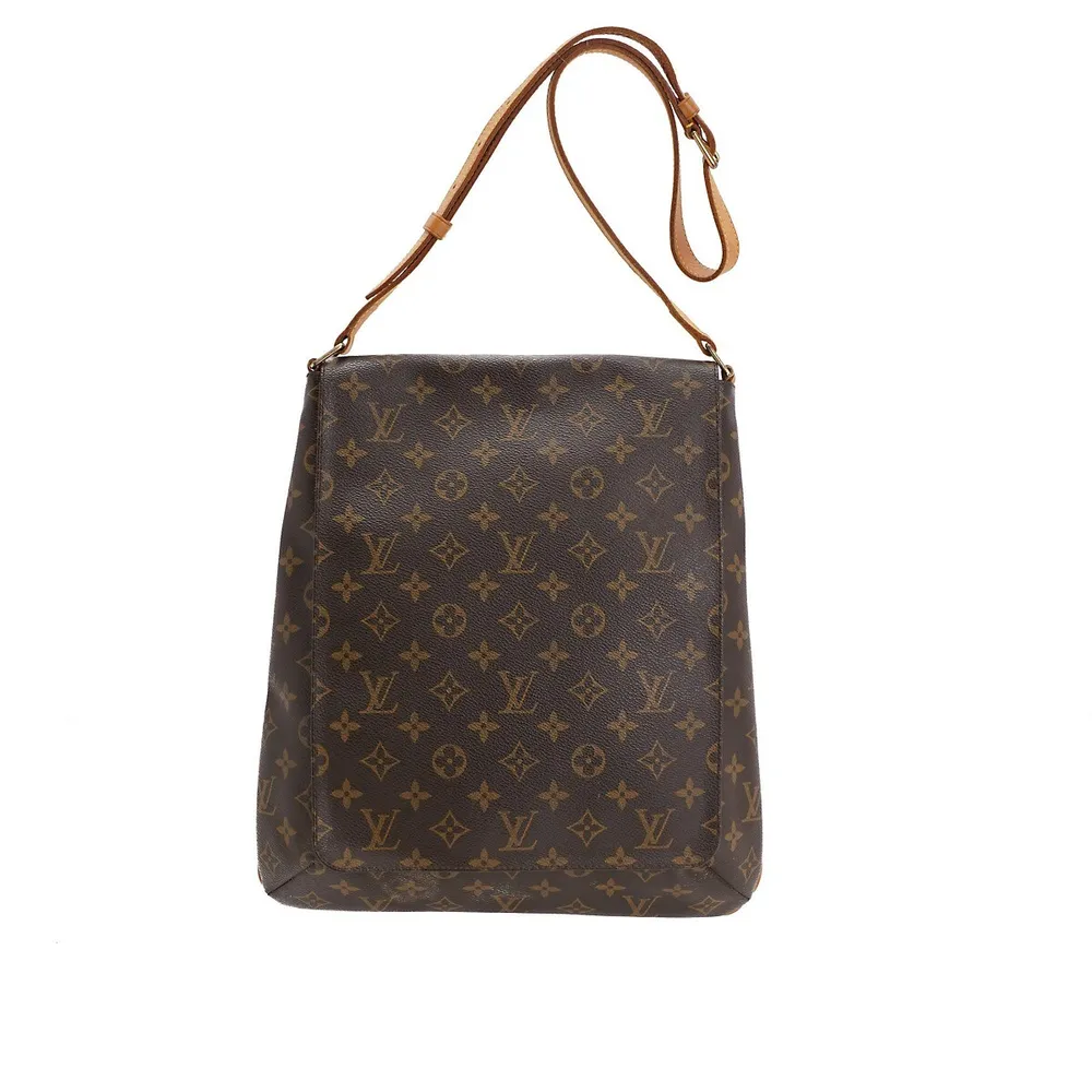 Louis Vuitton Women's Pre-Loved Musette Tango Short Bag, Brown, One Size:  Handbags