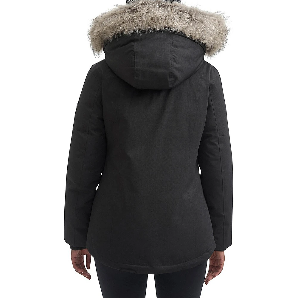 Emma Faux Fur-Trimmed Hood Down Parka