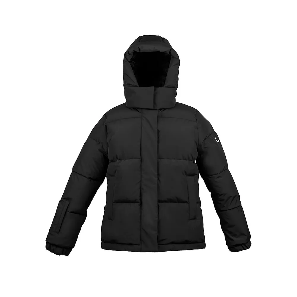 Outerwear Removable-Hood Water-Resistant Eka Puffer