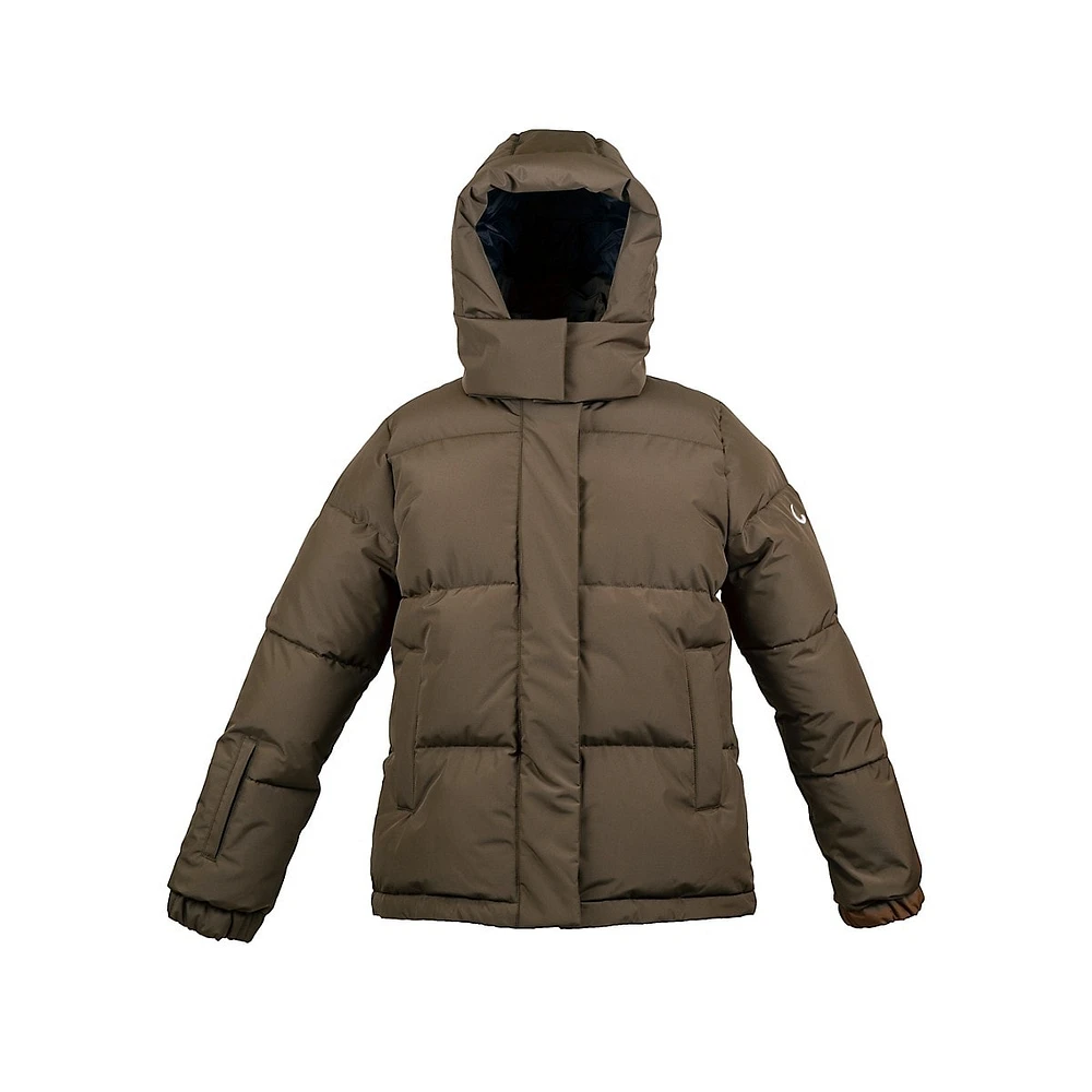 Outerwear Removable-Hood Water-Resistant Eka Puffer