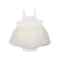 Baby Girl's Sleeveless Tutu Bodysuit Dress