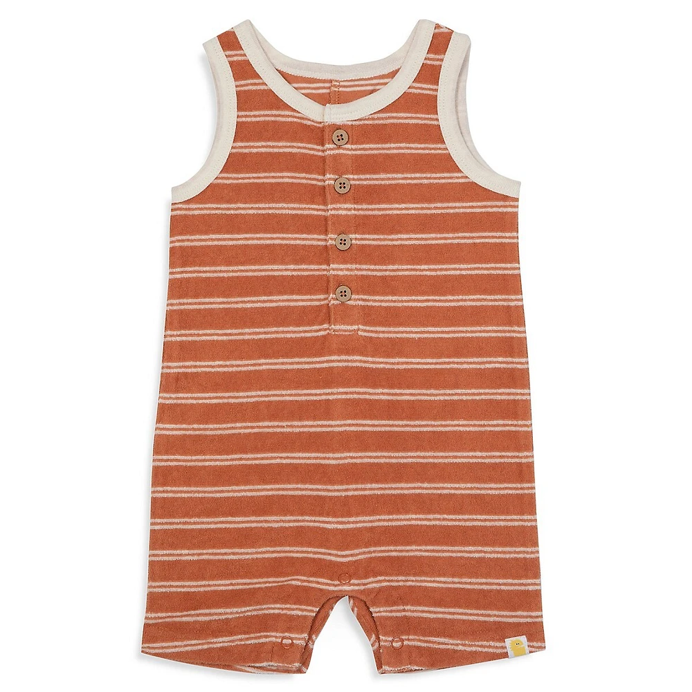 Baby Boy's Play Sleeveless Terry Romper