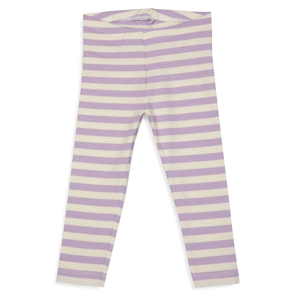 Baby Girl's Organic Cotton-Blend Leggings