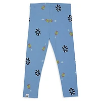 Baby Girl's Organic Cotton-Blend Leggings