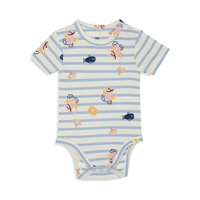 Baby's Stretch-Organic Cotton Print Bodysuit