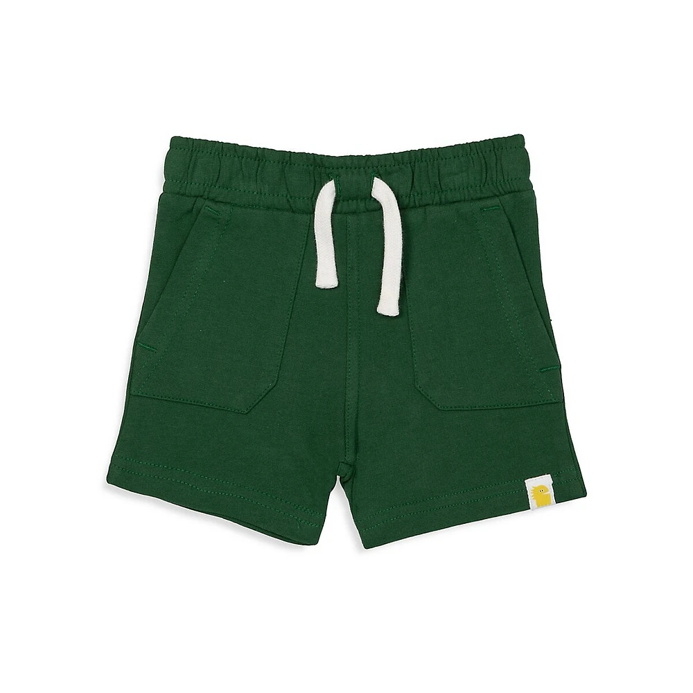 Baby Boy's Organic Cotton French Terry Pocket Shorts