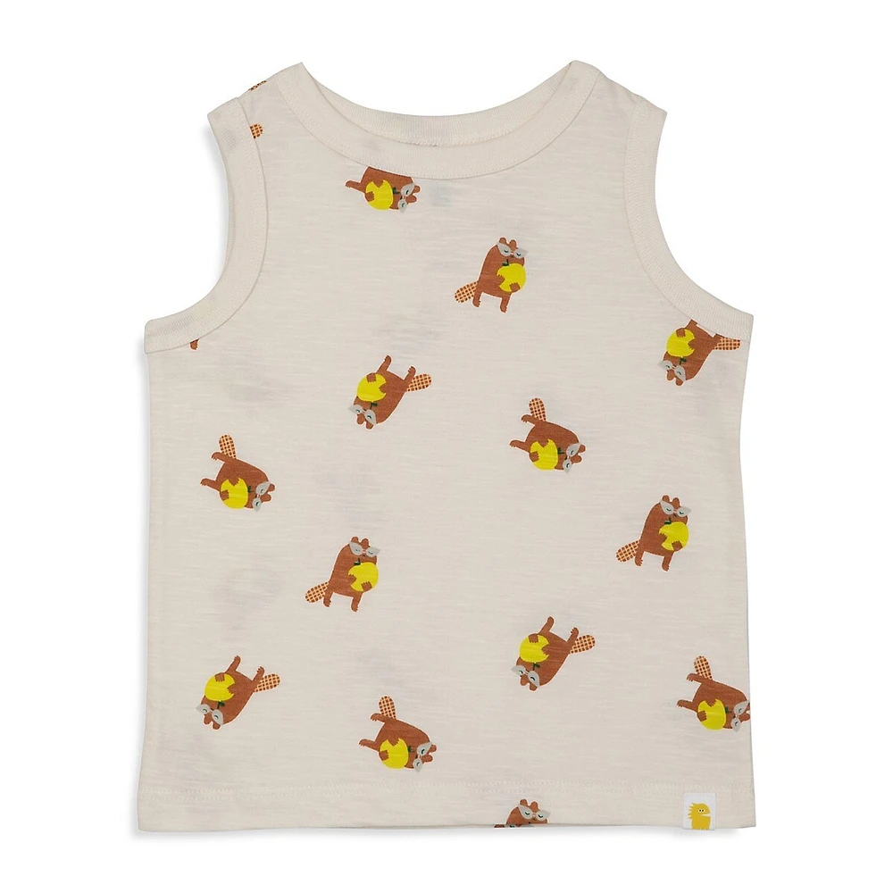 Baby's & Little Kid's Organic Cotton Graphic Tank Top