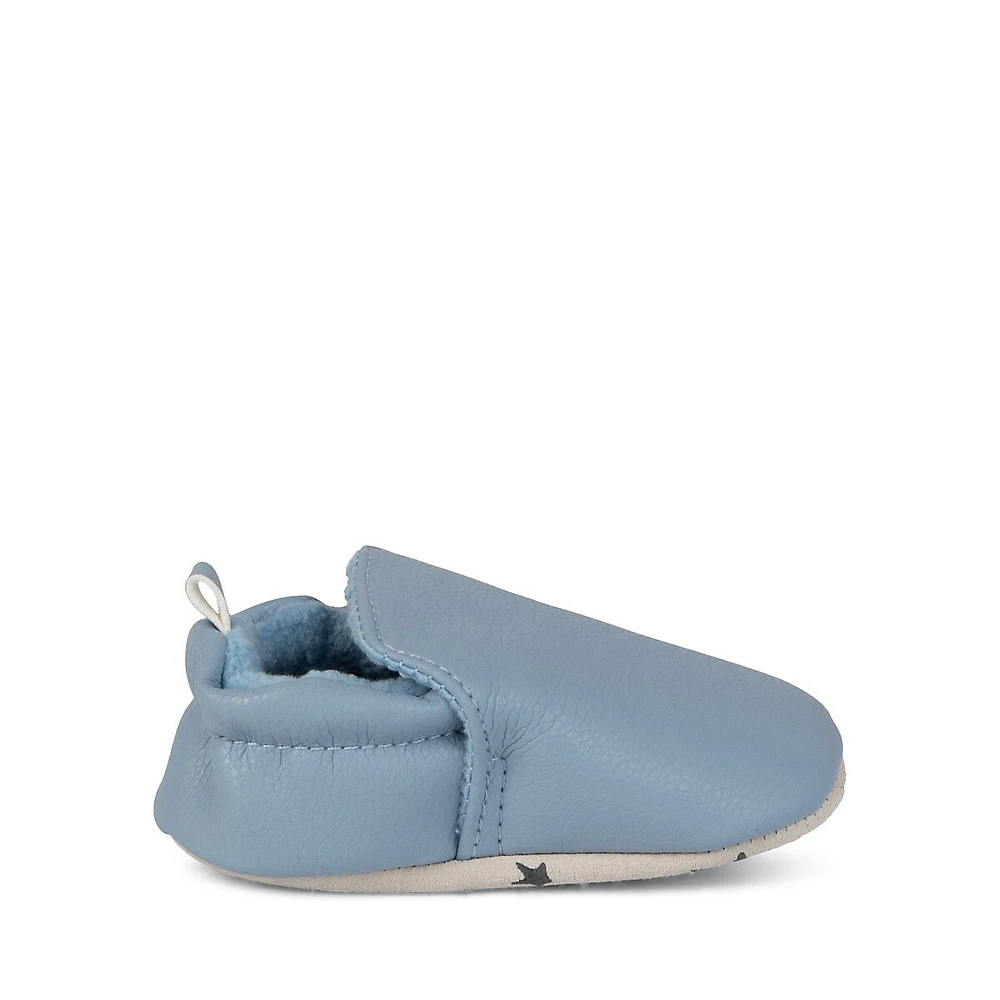 Baby's Leather-Sole Slippers