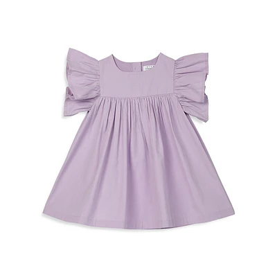 Baby Girl's 2-Piece Ruffled Dress & Bloomer Set