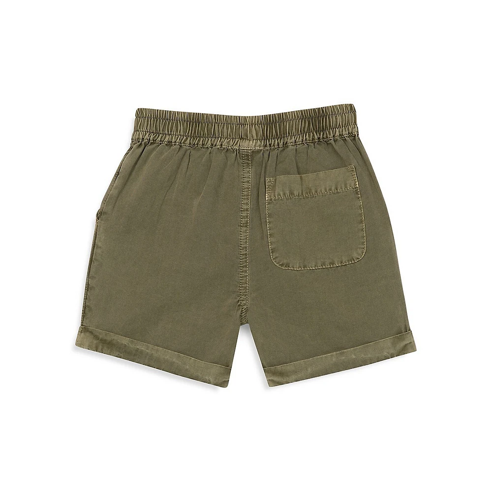 Baby Boy's Organic Cotton Woven Shorts