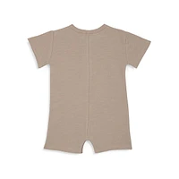 Baby Boy's Party Short-Sleeve Romper